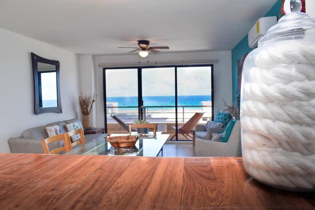 Ocean View Apartment, Best Beach Area, 3 Bedrooms Κανκούν Εξωτερικό φωτογραφία